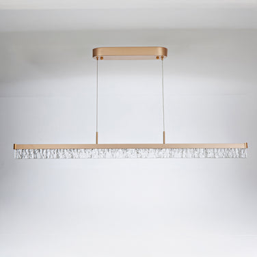 Brystol Gold 24W CCT 1200mm Linear Crystal Pendant