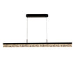 Brystol Black 24W CCT 1200mm Linear Crystal Pendant