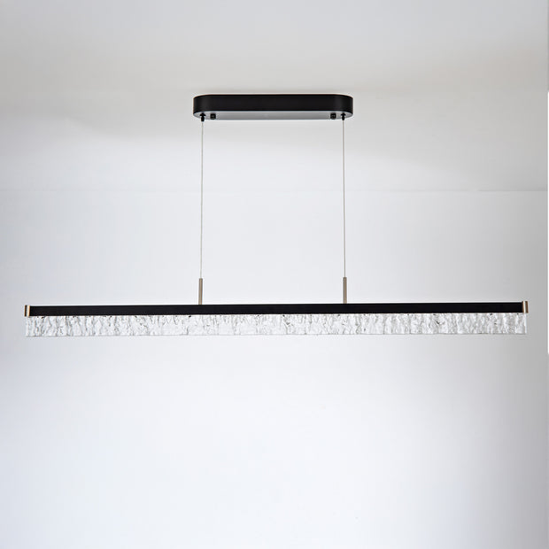 Brystol Black 24W CCT 1200mm Linear Crystal Pendant