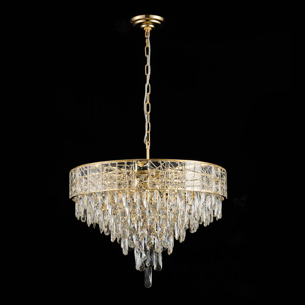 Finley Gold and Crystal 500mm Chandelier