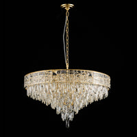 Thumbnail for Finley Gold and Crystal 800mm Pendant Light