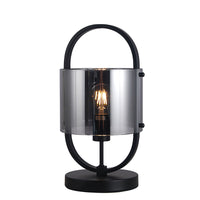 Thumbnail for Dynamic Black with Smoke Glass Table Lamp