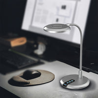 Thumbnail for Brad Silver 8w CCT Dimmable LED Desk Lamp