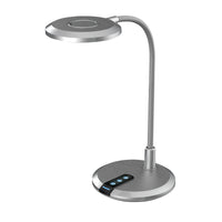 Thumbnail for Brad Silver 8w CCT Dimmable LED Desk Lamp