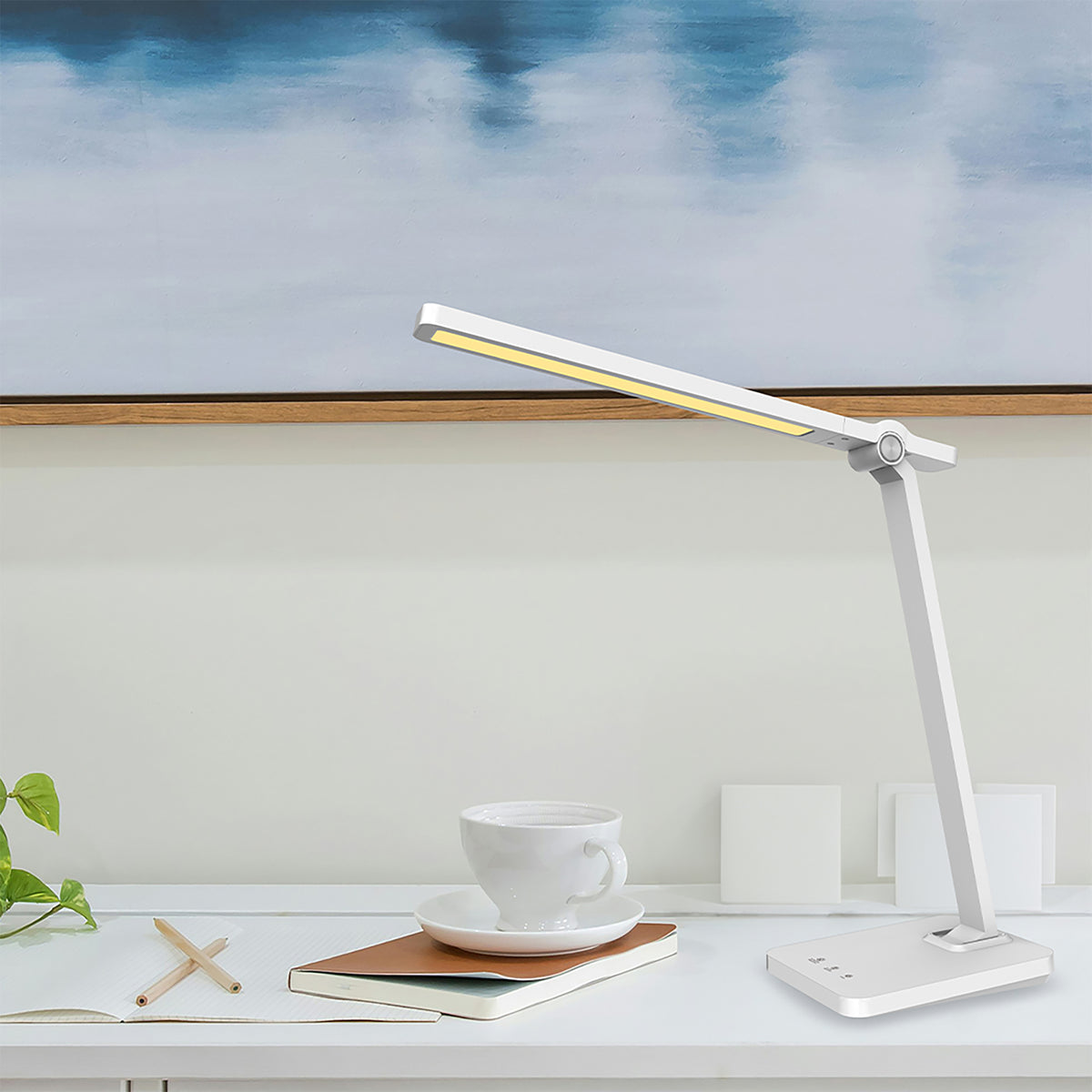 Bruce White 10w CCT Dimmable LED Desk Lamp