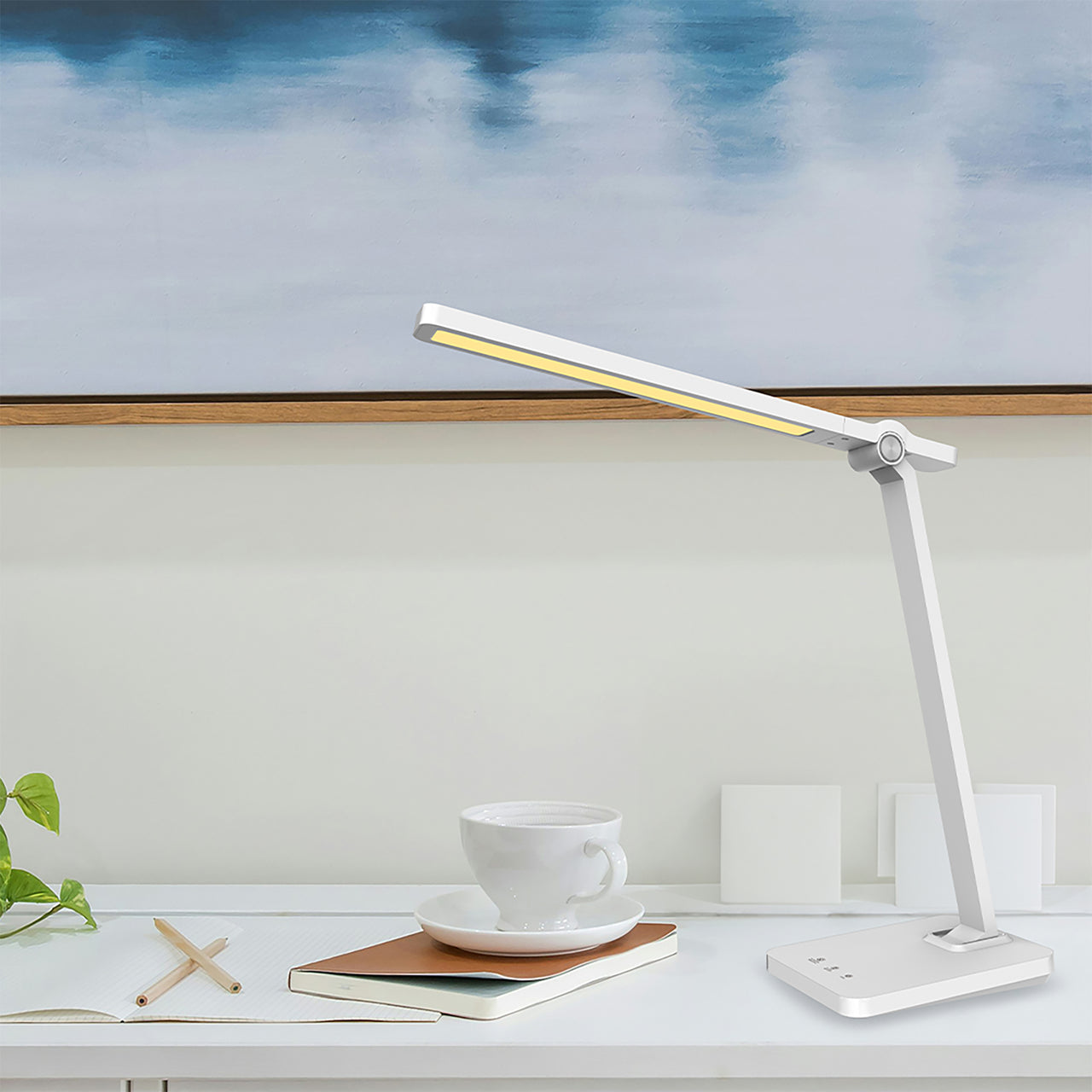 Bruce White 10w CCT Dimmable LED Desk Lamp