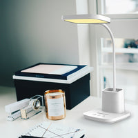 Thumbnail for Penchi White 10w CCT Rechargeable LED Desk Lamp