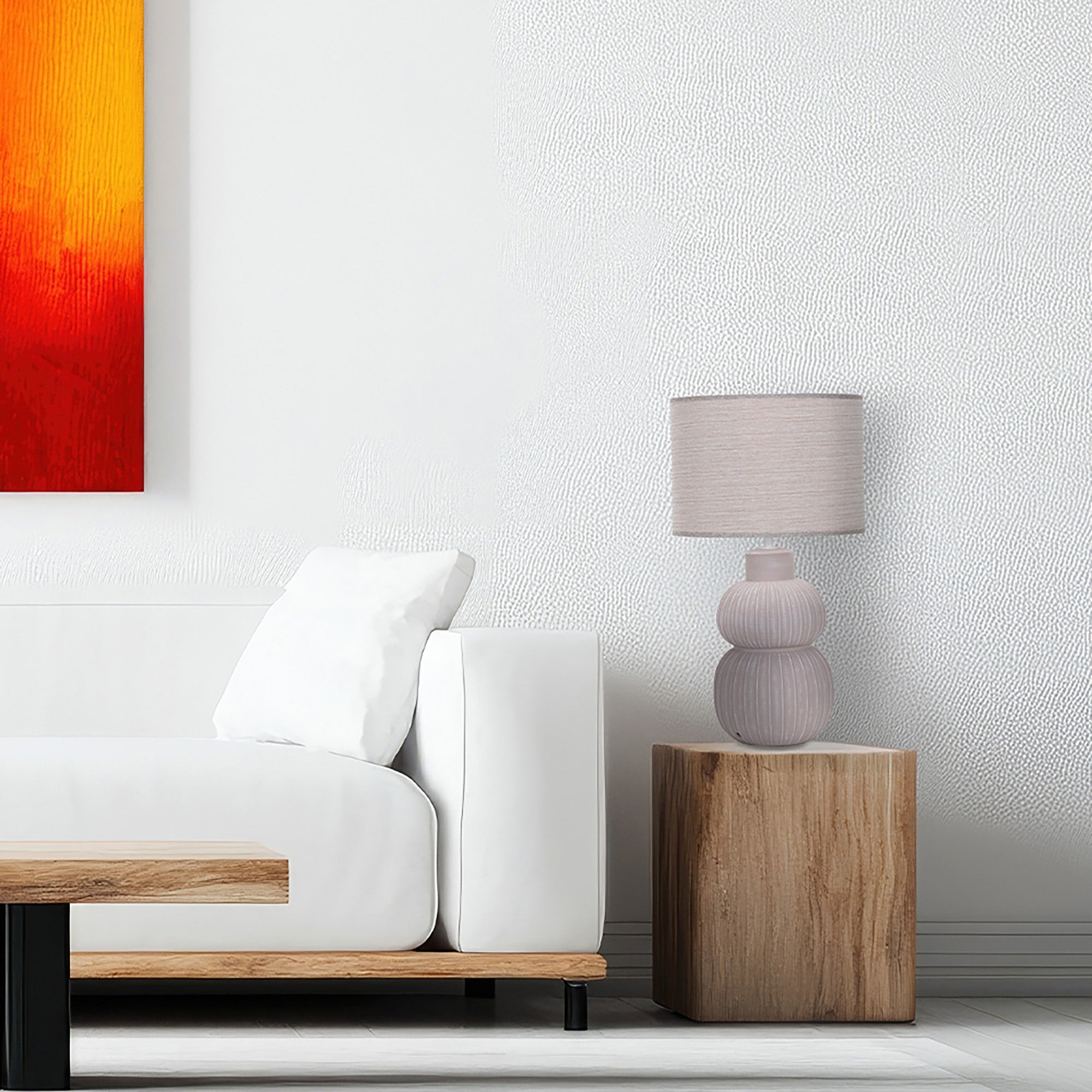 Mosh Brown Table Lamp