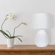 Bev White Table Lamp