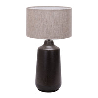Thumbnail for Venus Black with Brown Shade Table Lamp