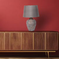 Thumbnail for Lena Antique with Grey Shade Table Lamp