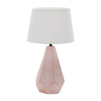 Thumbnail for Hera Light Pink with White Shade Table Lamp