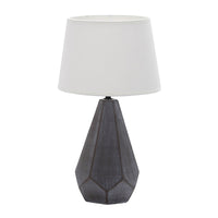 Thumbnail for Hera Dark Grey with White Shade Table Lamp