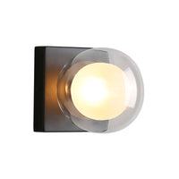 Thumbnail for Hilton Black 1 Light Hollywood Wall Light