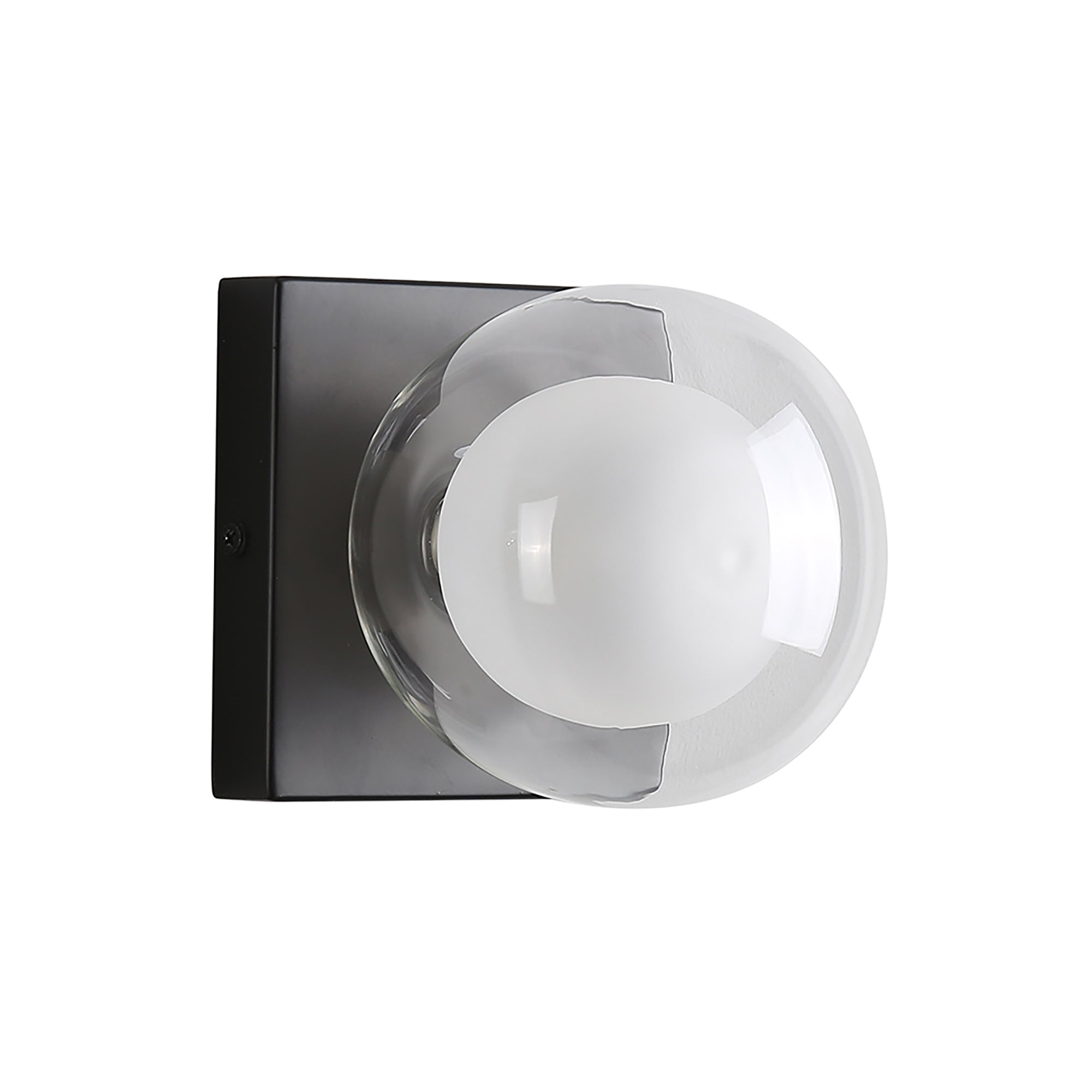 Hilton Black 1 Light Hollywood Wall Light