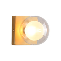Thumbnail for Hilton Gold 1 Light Hollywood Wall Light