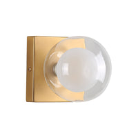 Thumbnail for Hilton Gold 1 Light Hollywood Wall Light