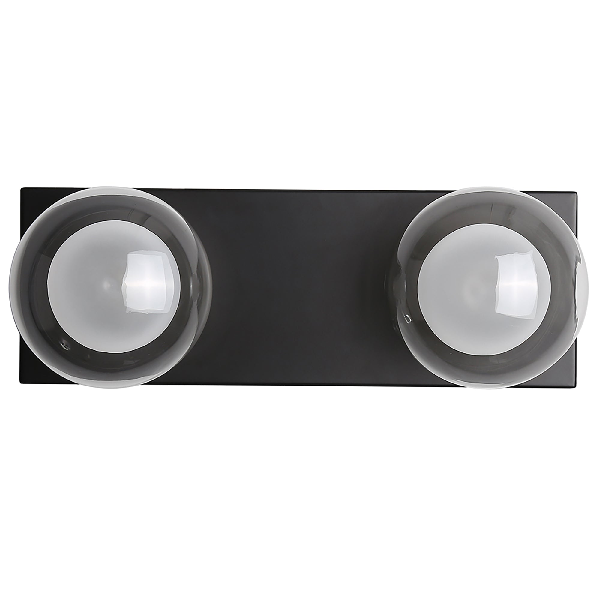 Hilton Black 2 Light Hollywood Wall Light