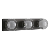 Thumbnail for Hilton Black 3 Light Hollywood Wall Light