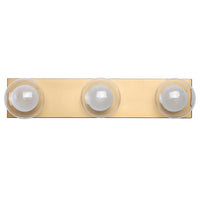 Thumbnail for Hilton Gold 3 Light Hollywood Wall Light