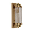 Cambridge Gold and Clear Glass 400mm Wall Light
