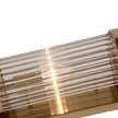 Cambridge Gold and Clear Glass 400mm Wall Light