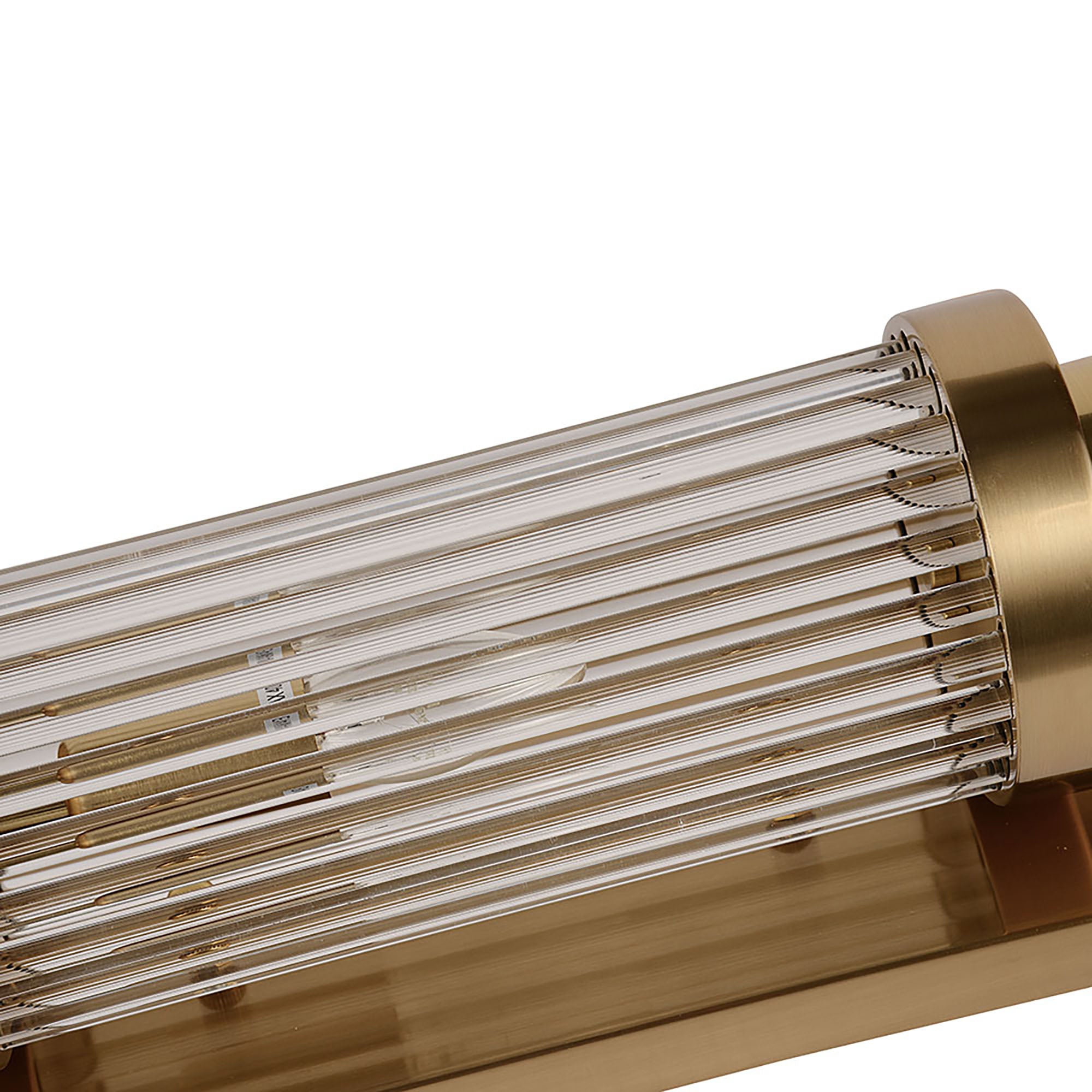 Cambridge Gold and Clear Glass 400mm Wall Light