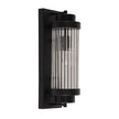 Cambridge Black and Clear Glass 400mm Wall Light