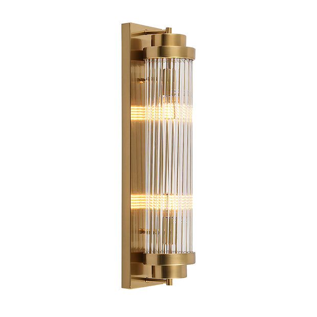 Cambridge Gold and Clear Glass 600mm Wall Light