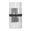 Chloe Black and Clear Glass Wall Light