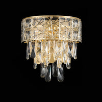 Thumbnail for Finley Gold and Crystal 2lt Wall Bracket