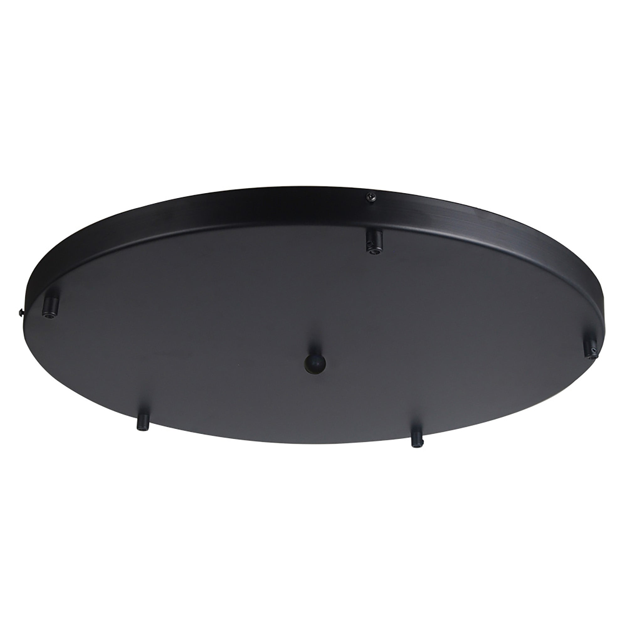 5 Light Round Base - Black