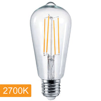Thumbnail for Pear ST64 4w LED Filament - E27 - 2700K