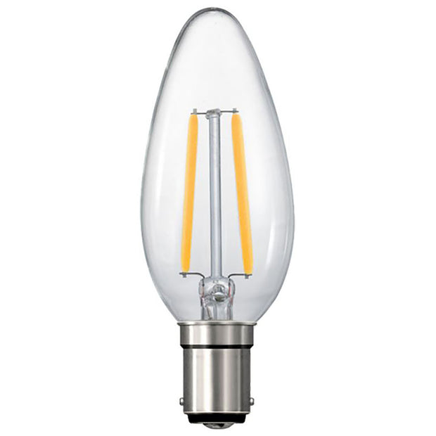 Candle C35 4w LED Filament - Dim - B15 - 4500K