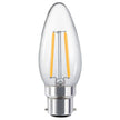 Candle C35 4w LED Filament - Dim - B22 - 2700K