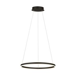 Tonarella Hanging Light 78W LED Black 1-Ring