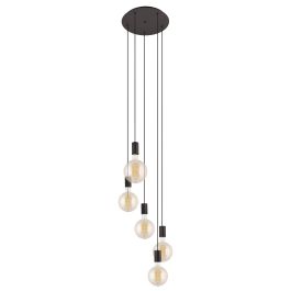 Pozueta Hanging Light 5X40W E27 Black