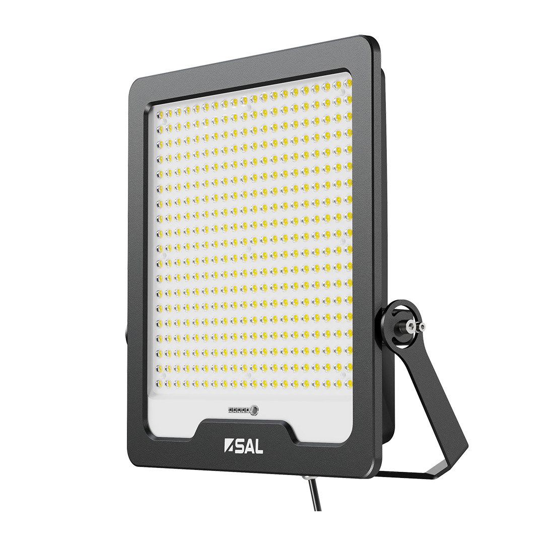 SAL Solar LED Floodlight with Split PV >9000lm 5K IP65 Black