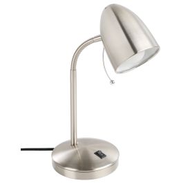 Lara Table Lamp 1X10W E27 Satin Nickel
