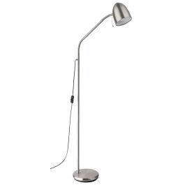 Lara Floor Lamp 1X10W E27 Satin Nickel