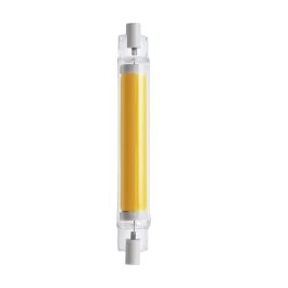 8W R7s 2700K Dimmable LED 118mm Linear Clear