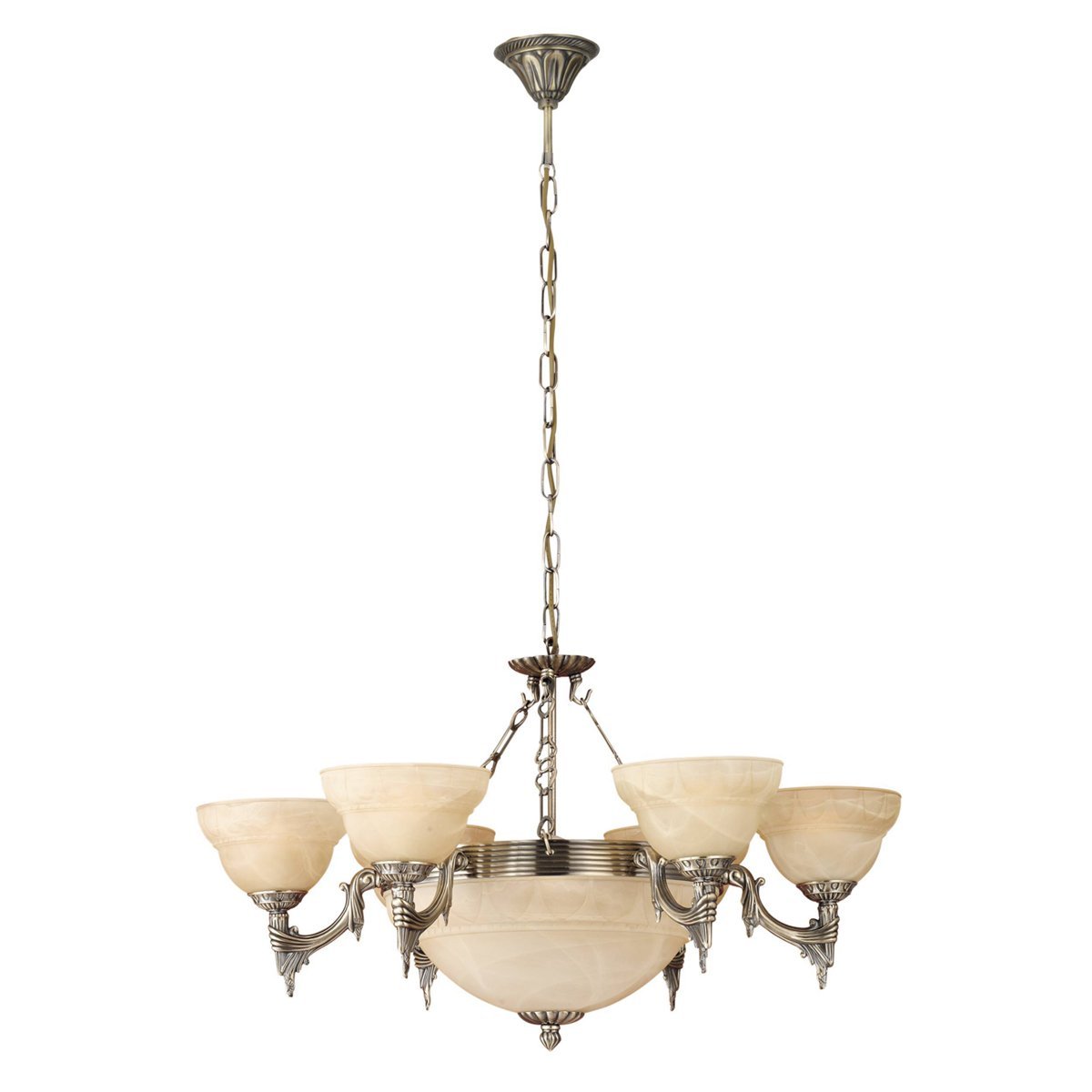 Marbella 9 Light Bronze Chandelier Pendant Light