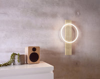 Thumbnail for Boyal Wall Light 12W LED Black/Natural Wood Fascade