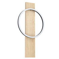 Thumbnail for Boyal Wall Light 12W LED Black/Natural Wood Fascade