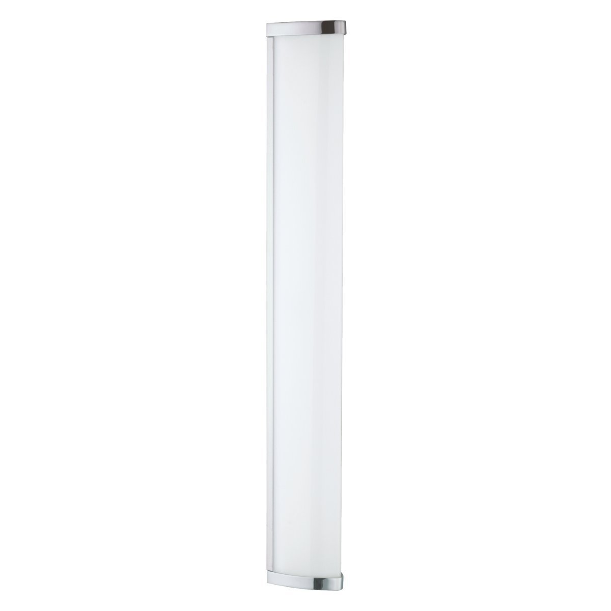 Gita 2 - 16W LED Frosted Slimline Glass & Chrome Bathroom Vanity Light in Neutral White