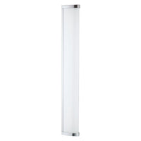 Thumbnail for Gita 2 - 16W LED Frosted Slimline Glass & Chrome Bathroom Vanity Light in Neutral White