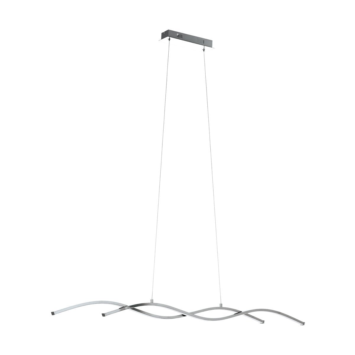 Lasana 28W LED Chrome Bar Pendant Light in Warm White