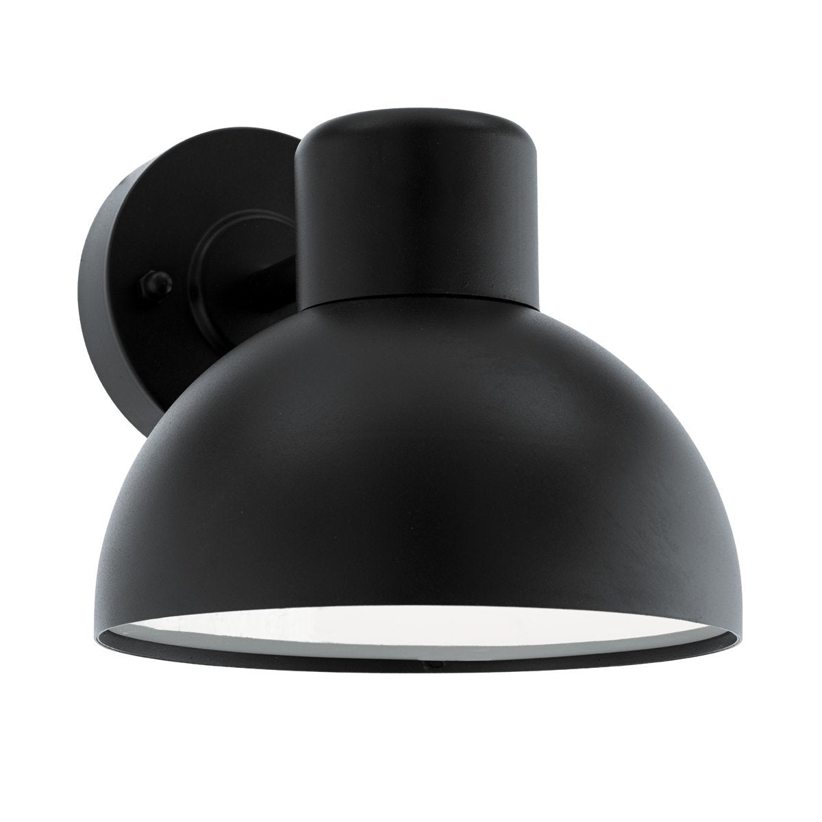 Entrimo Dome IP44 Downward Black Wall Light