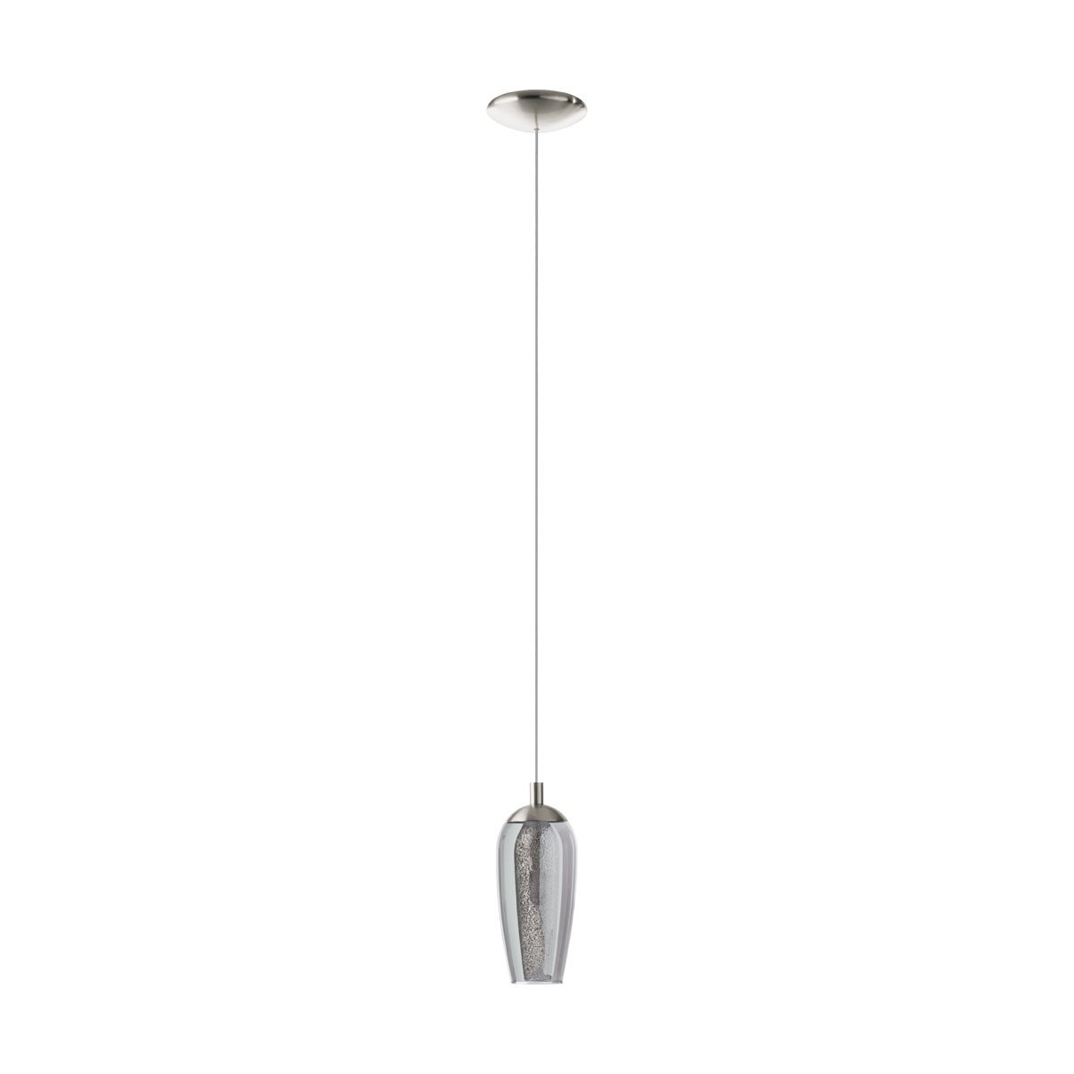 Farsala 1 Light Smoked Glass Pendant Light