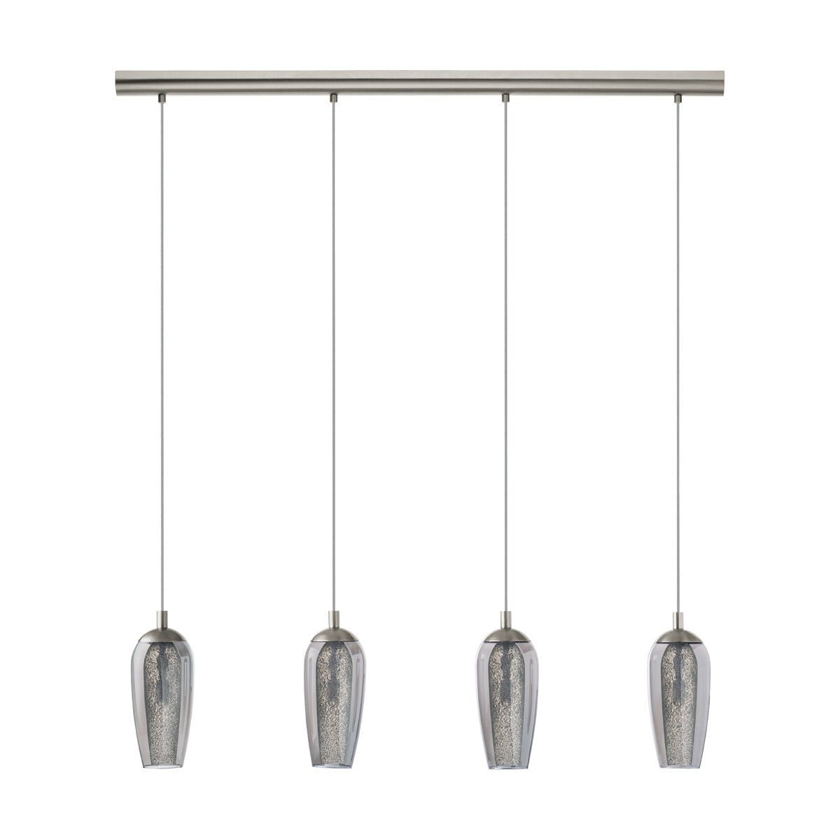 Farsala 4 Light Smoked Glass Pendant Light